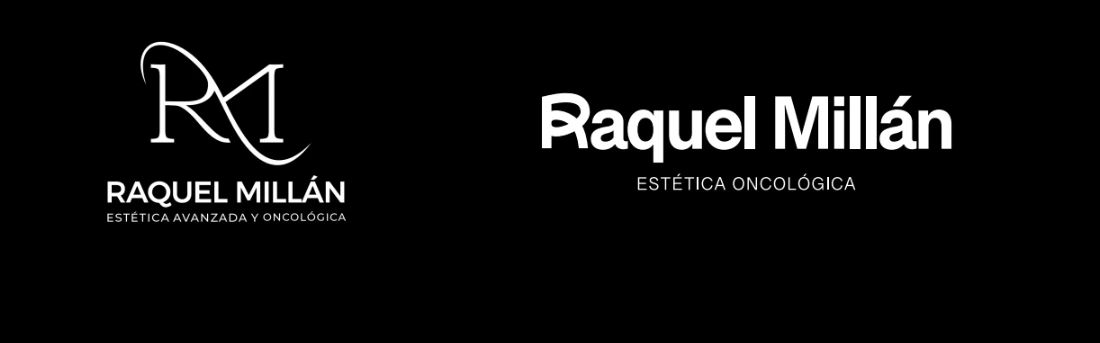 Rebranding de Raquel Millán: identidad anterior y nueva